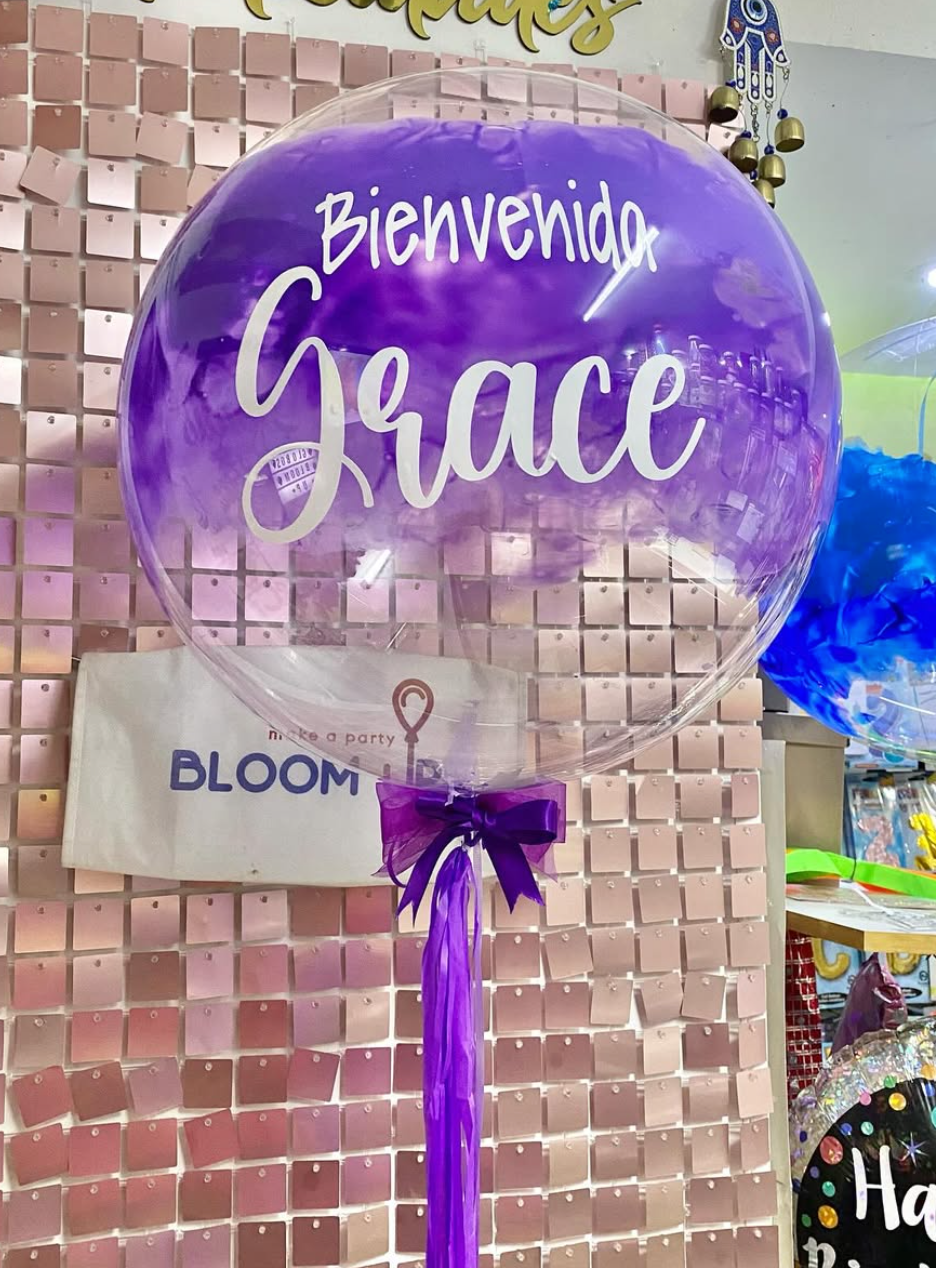 Bienvenida Globo BURBUJA