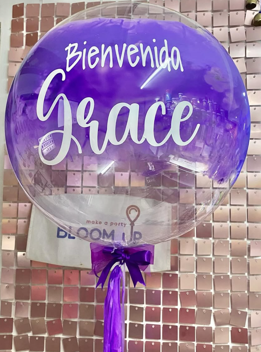Bienvenida Globo BURBUJA