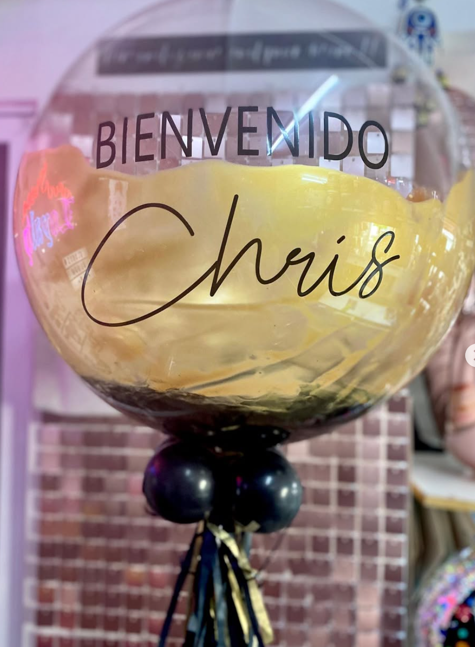 Bienvenido Globo GIGANTE